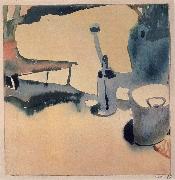 Paul Klee Flower Stand,Watering can and bucket oil
